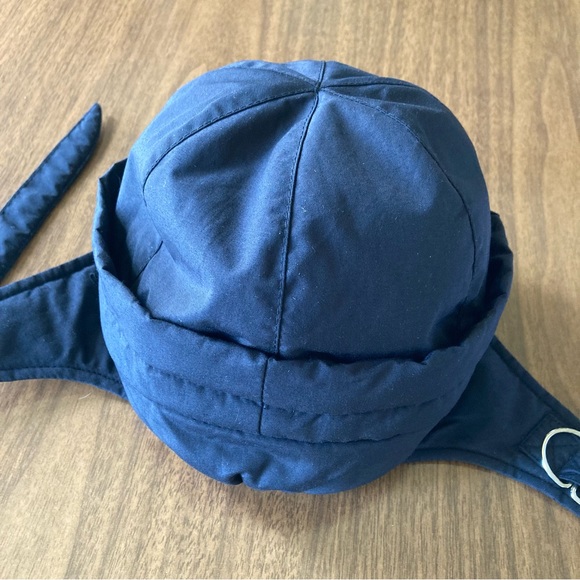 BOGNER Black 100% Nylon Trapper Cap Chin Strap Outdoor Hat Size M/M - Picture 5 of 11